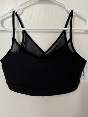 NWT Old Navy Black Mesh-Detail Bralette